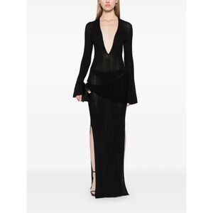 Aya Muse Maia maxi dress black M